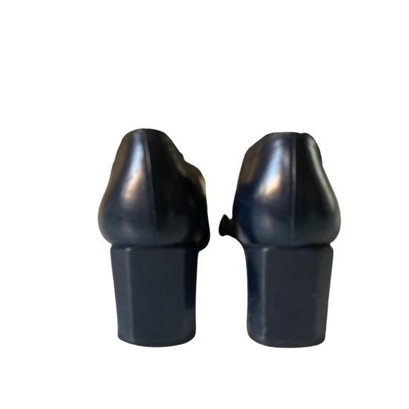 STUART WEITZMAN Block Heel Square Toe Pumps - Picture 4 of 6